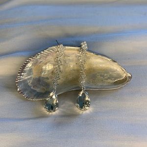 Dangly crystal earrings